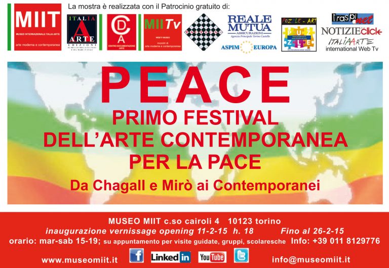 ‘PEACE’ – DALL’ 11 AL 26 FEBBRAIO 2015
