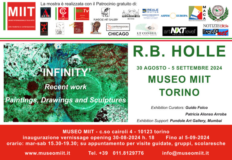 ‘R.B. HOLLE. INFINITY’ – DAL 30 AGOSTO AL 5 SETTEMBRE 2024