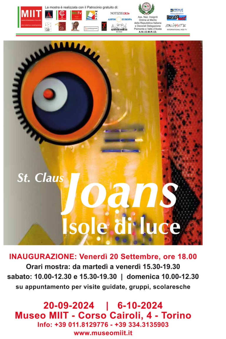 ‘St. Claus JOANS. ISOLE DI LUCE’ – DAL 20 SETTEMBRE AL 6 OTTOBRE 2024